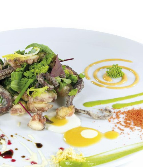 polpo e polpessa fritti