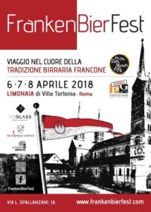 FrankenBierFest 2018 dal 6 all'8 aprile  Limonaia di Villa Torlonia – Roma