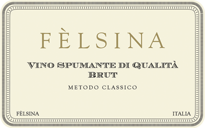 Etichetta del vino Brut