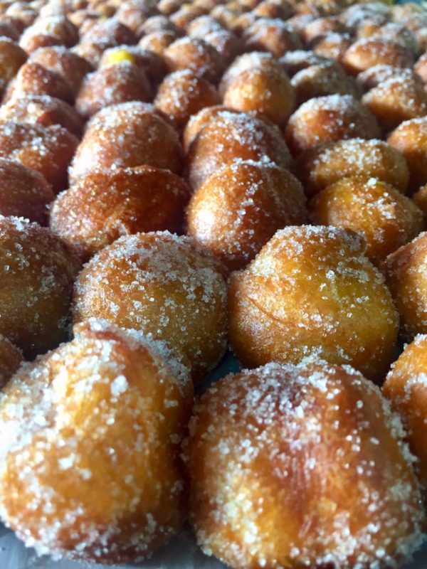 Frittelle di carnevale alla crema