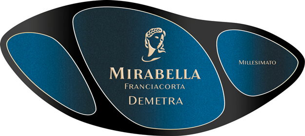 Etichetta del vino Franciacorta Demetra Dosaggio Zero 2015
