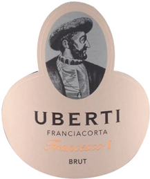Etichetta del vino Franciacorta Francesco I Brut