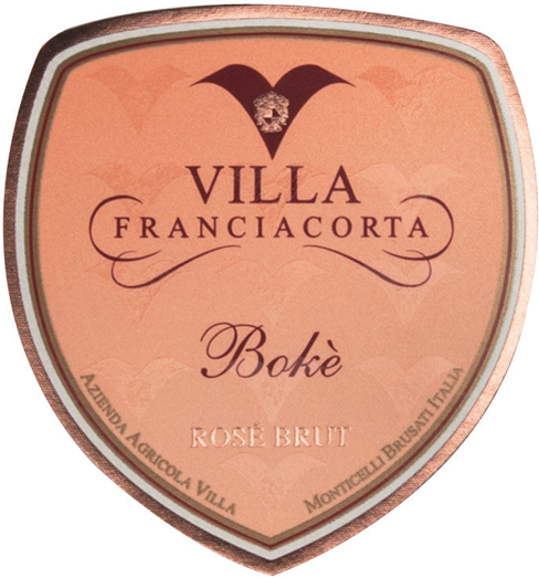 Etichetta del vino Franciacorta Bokè Rosé Brut 2016