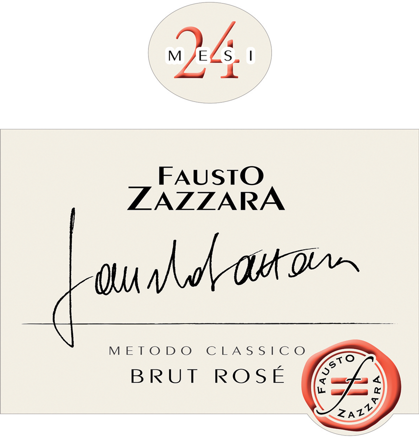 Etichetta del vino 24 Mesi Rosé Brut