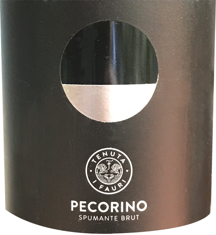 Etichetta del vino Pecorino Brut