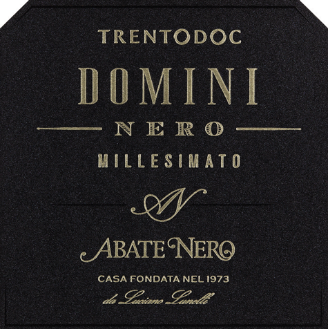 Etichetta del vino Trento Domini Nero Brut 2015