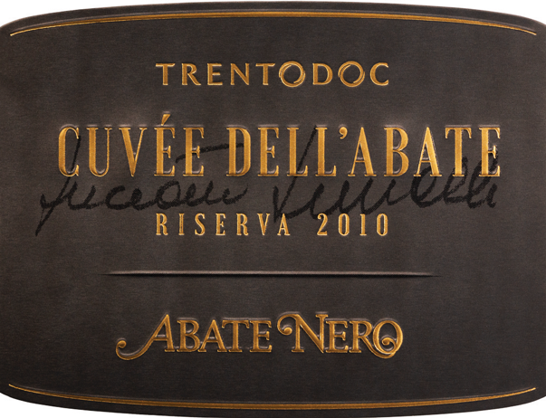 Etichetta del vino Trento Riserva Cuvée dell’Abate Brut 2010