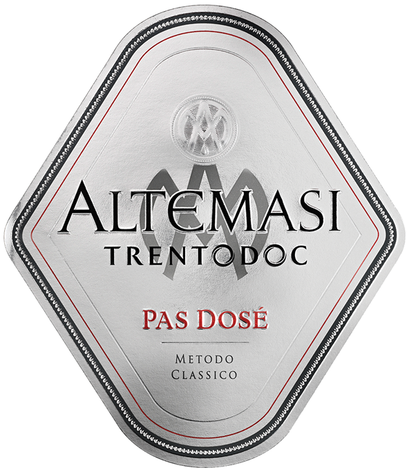 Etichetta del vino Trento Pas Dosé 2015