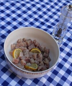 Tagliatelle pesce spada e olive nere