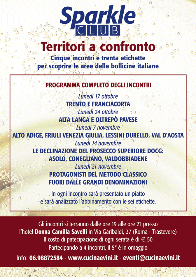 Sparkle Club, il nostro spazio per degustare insieme