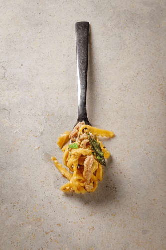 Mafaldine al ragù di animelle