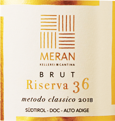 Etichetta del vino Alto Adige Riserva 36 Brut 2018