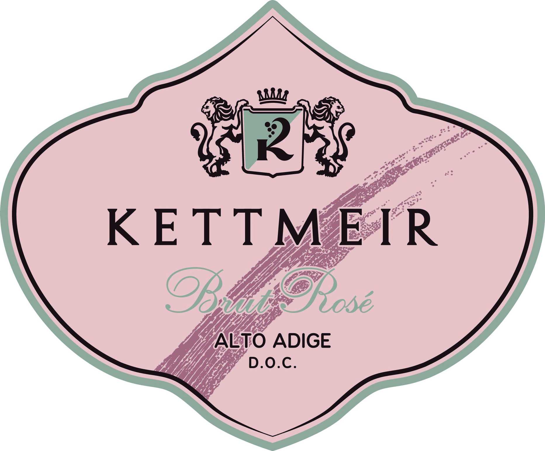 Etichetta del vino Alto Adige Athesis Rosé Brut 2019