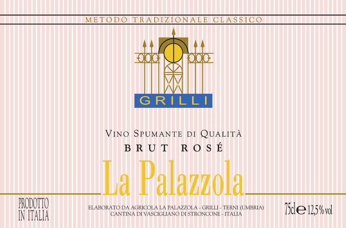 Etichetta del vino Rosé Brut 2017