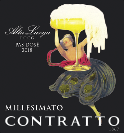 Etichetta del vino Alta Langa Pas Dosé 2018