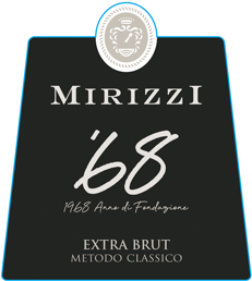 Etichetta del vino Verdicchio dei Castelli di Jesi ’68 Extra Brut 2021