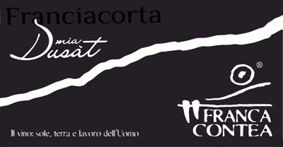 Etichetta del vino Franciacorta Mia Dusàt Dosaggio Zero