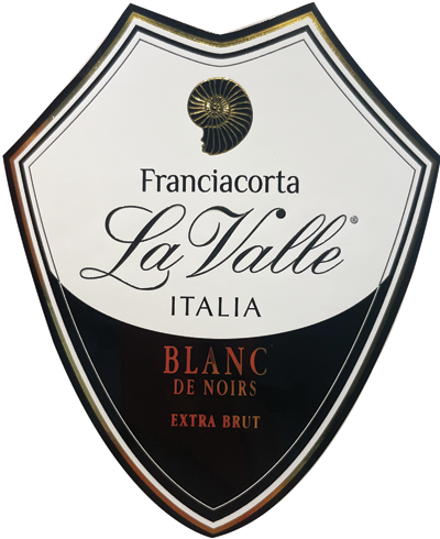 Etichetta del vino Franciacorta Blanc de Noirs Extra Brut 2016