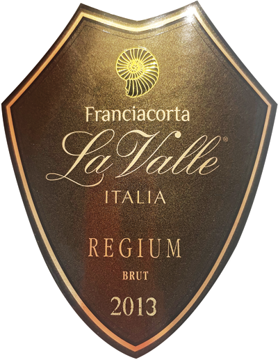 Etichetta del vino Franciacorta Regium Brut 2013