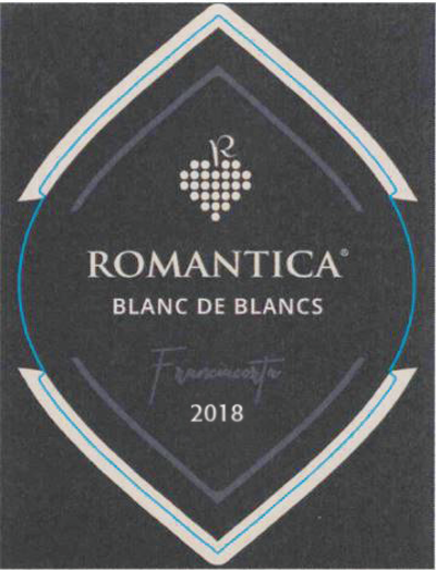 Etichetta del vino Franciacorta Blanc de Blancs Brut 2018