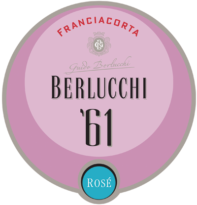 Etichetta del vino Franciacorta ’61 Rosé Brut