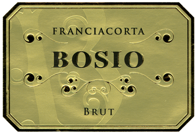Etichetta del vino Franciacorta Brut