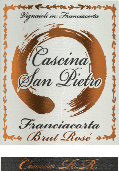Etichetta del vino Franciacorta Cuvée R.R. Rosé Brut