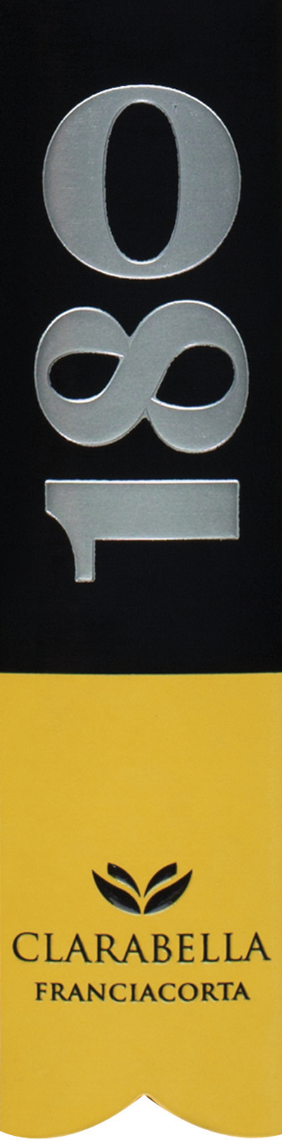 Etichetta del vino Franciacorta 180 Dosaggio Zero 2015