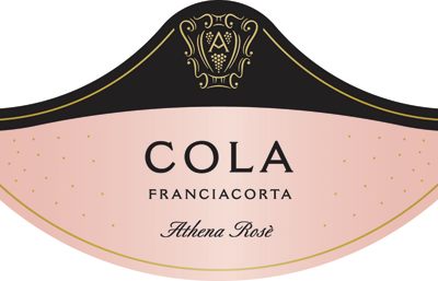 Etichetta del vino Franciacorta Athena Rosé Brut 2018