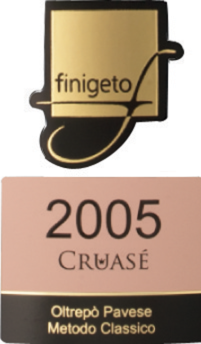 Etichetta del vino Oltrepò Pavese Metodo Classico Cruasé 2005 Extra Brut 2019