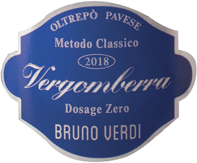 Etichetta del vino Oltrepò Pavese Metodo Classico Pinot Nero Vergomberra Dosage Zéro 2018