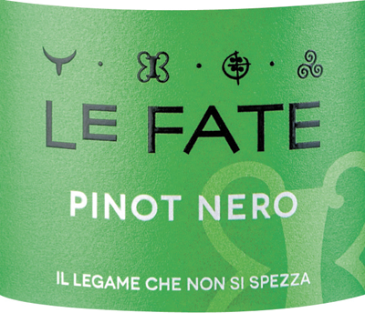 Etichetta del vino Oltrepò Pavese Pinot Nero Le Fate Brut