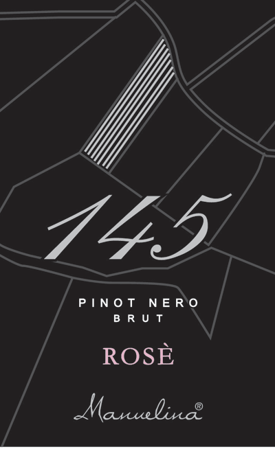 Etichetta del vino Pinot Nero 145 Rosé Brut 2018