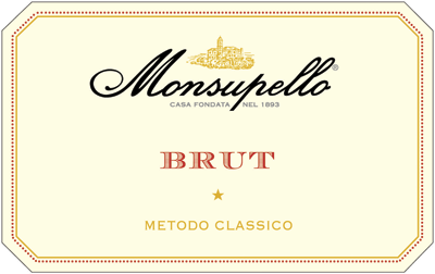 Etichetta del vino Brut