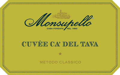 Etichetta del vino Cuvée Ca del Tava Brut