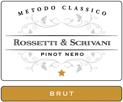 Etichetta del vino Pinot Nero Brut
