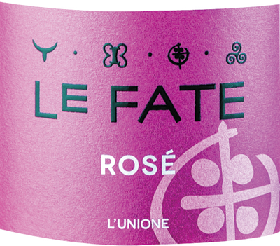 Etichetta del vino Le Fate Rosé Extra Dry