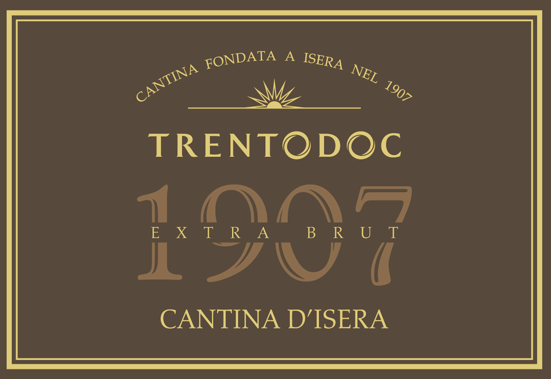Etichetta del vino Trento 1907 Extra Brut 2017