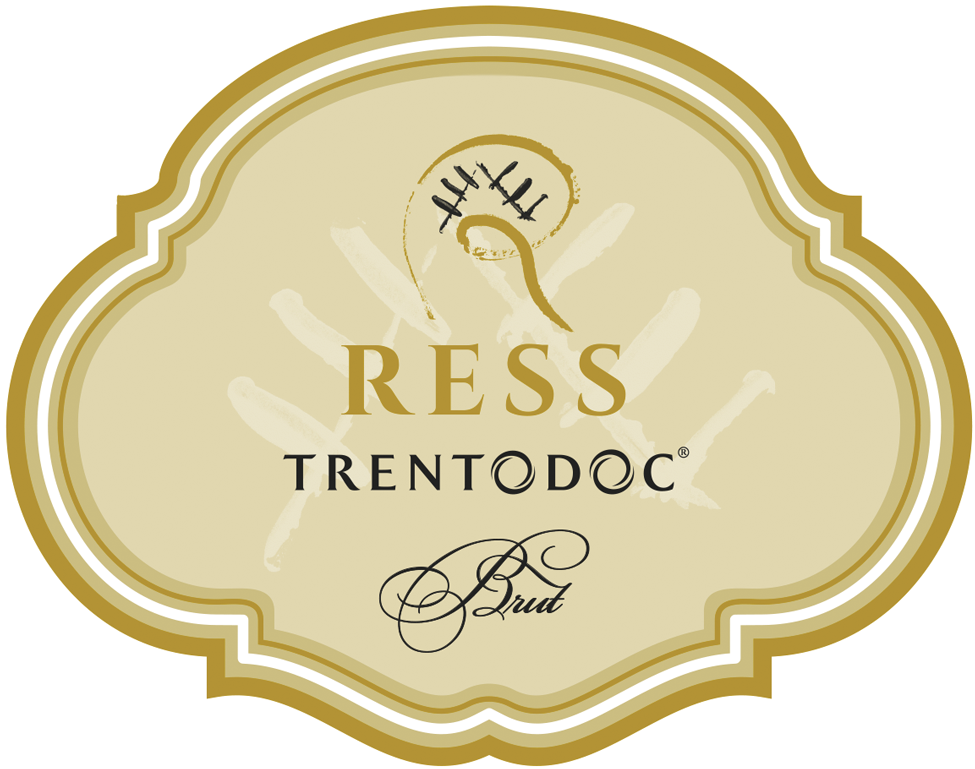 Etichetta del vino Trento Brut