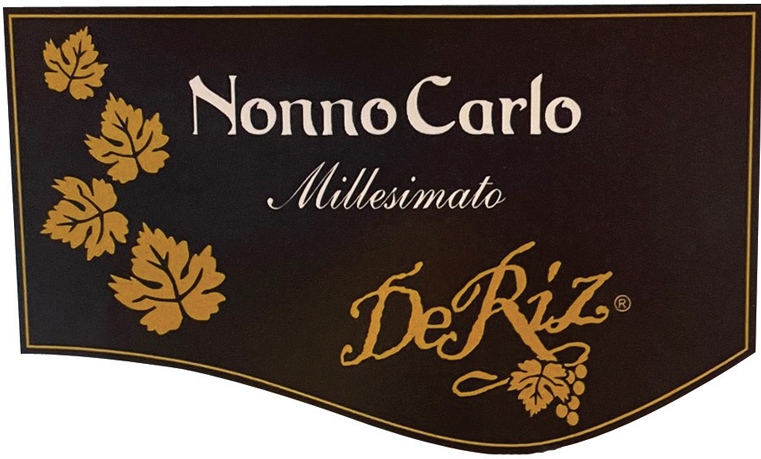 Etichetta del vino Conegliano Valdobbiadene Nonno Carlo Brut 2021