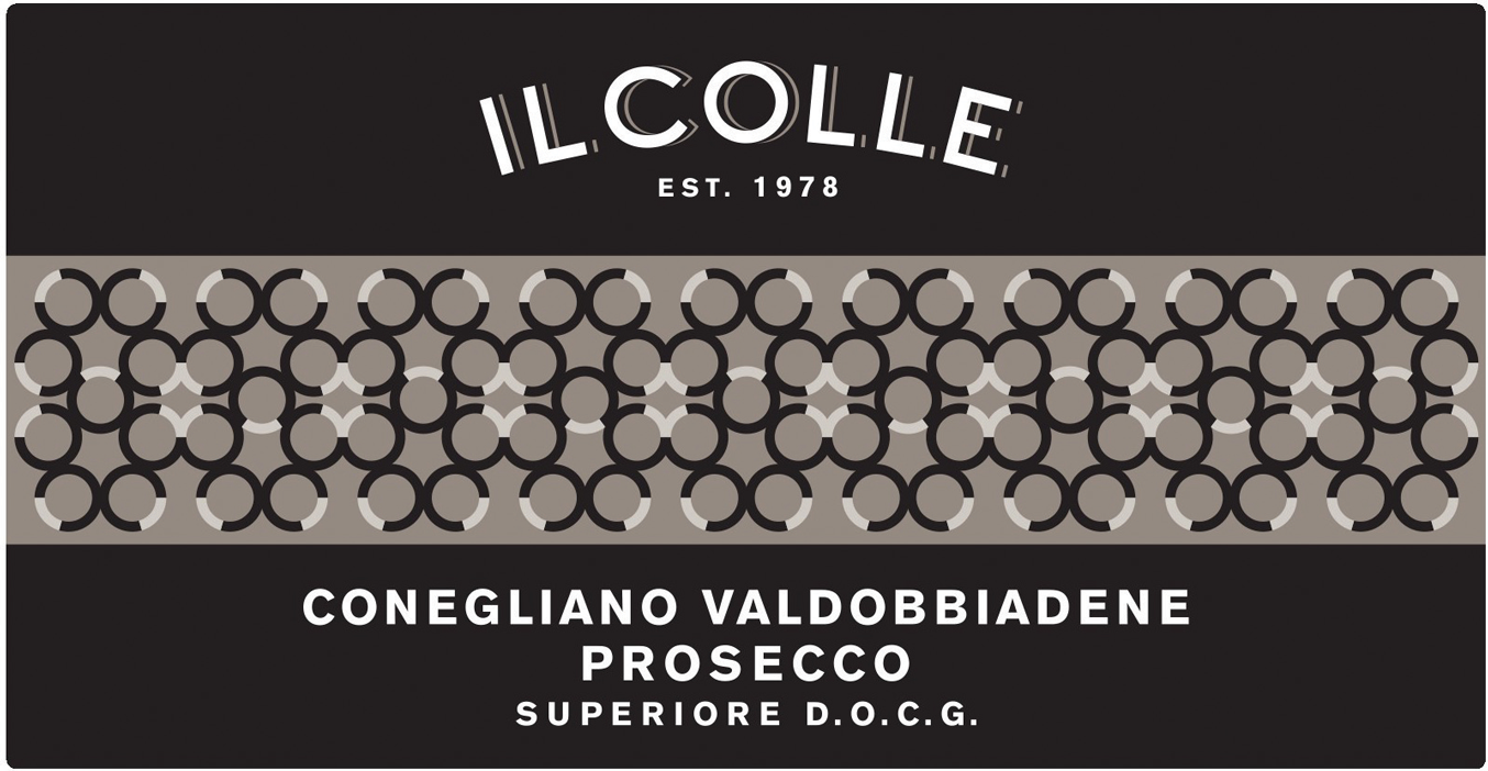 Etichetta del vino Conegliano Valdobbiadene Prosecco Superiore Brut