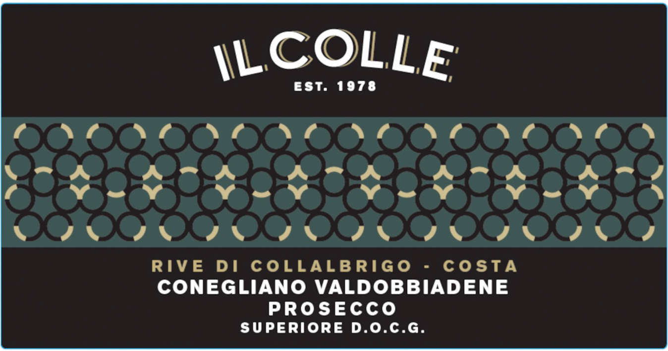Etichetta del vino Conegliano Valdobbiadene Prosecco Superiore Rive di Collalbrigo – Costa Extra Dry 2021