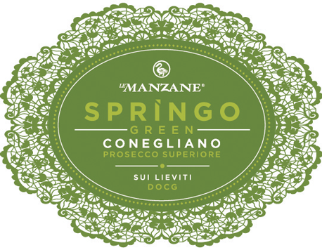 Etichetta del vino Conegliano Prosecco Superiore Sui Lieviti Springo Green Brut Nature 2021