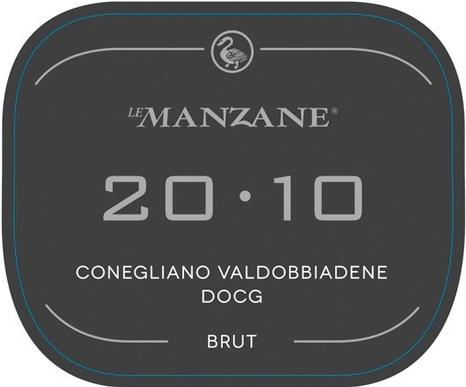 Etichetta del vino Conegliano Valdobbiadene 20.10 Brut 2021