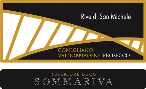 Etichetta del vino Conegliano Valdobbiadene Prosecco Superiore Rive di San Michele Extra Dry 2021