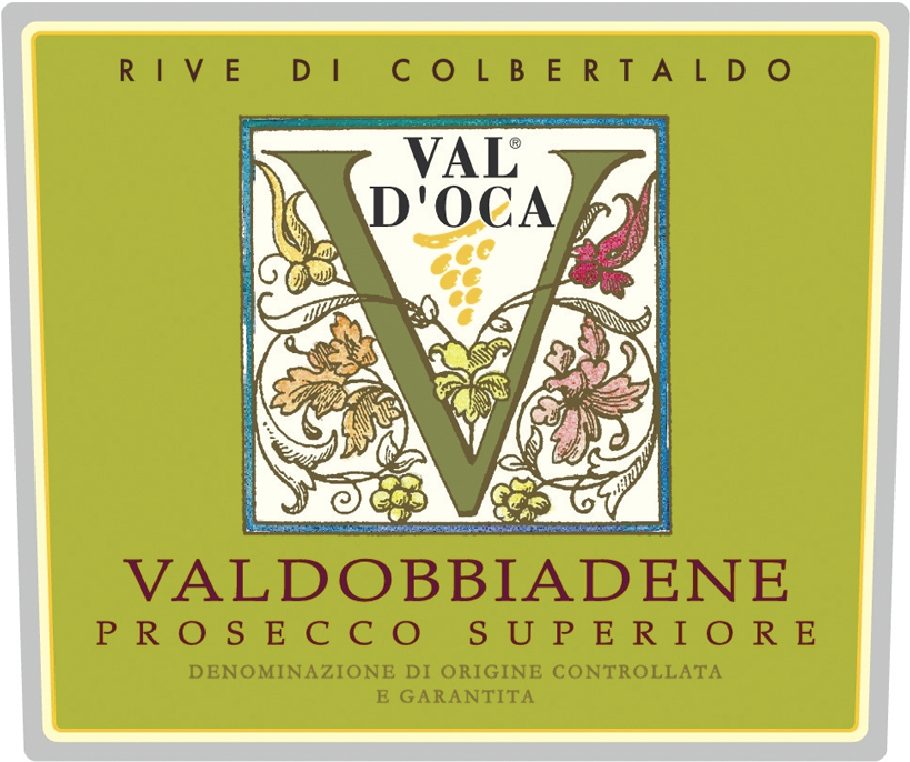 Etichetta del vino Valdobbiadene Prosecco Superiore Rive di Colbertaldo Extra Dry 2021
