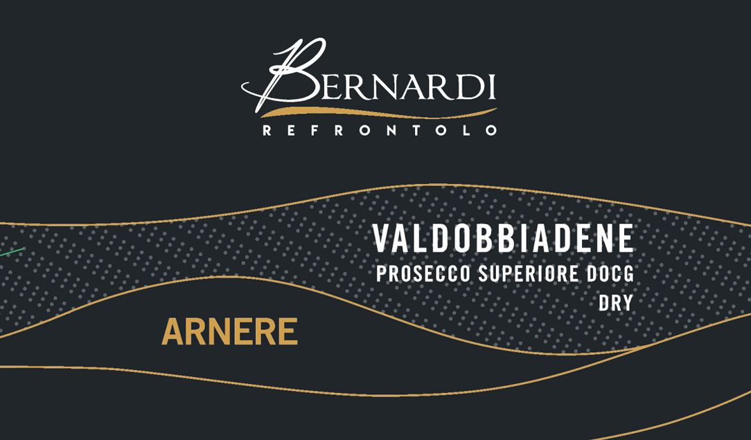 Etichetta del vino Valdobbiadene Prosecco Superiore Arnere Dry 2021