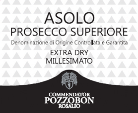 Etichetta del vino Asolo Prosecco Superiore Extra Dry 2021