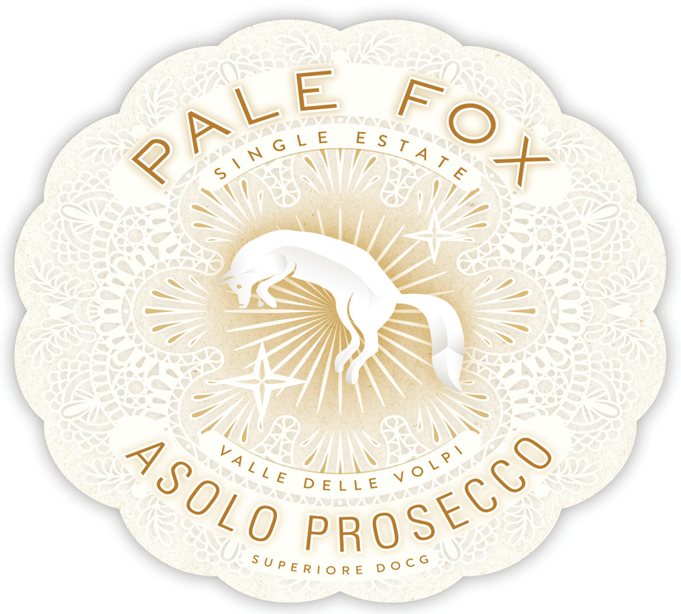 Etichetta del vino Asolo Prosecco Superiore Pale Fox Extra Dry 2021