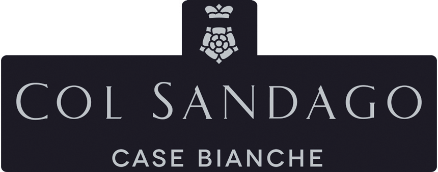 Etichetta del vino Conegliano Valdobbiadene Prosecco Superiore Case Bianche Extra Dry 2021